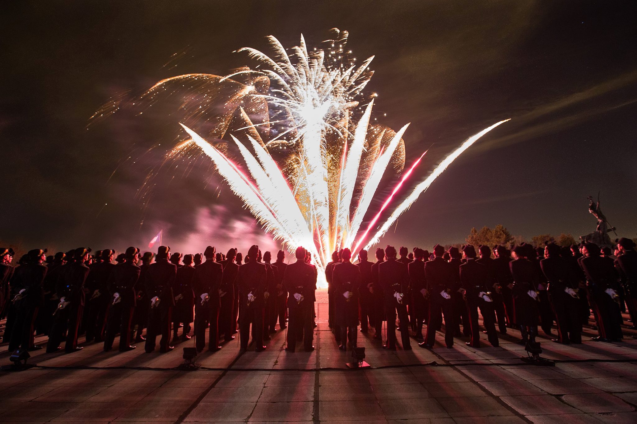 very first fireworks display